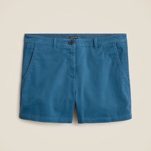 NWT J. Crew 4" Heritage Chino Short Cobalt Berry 14